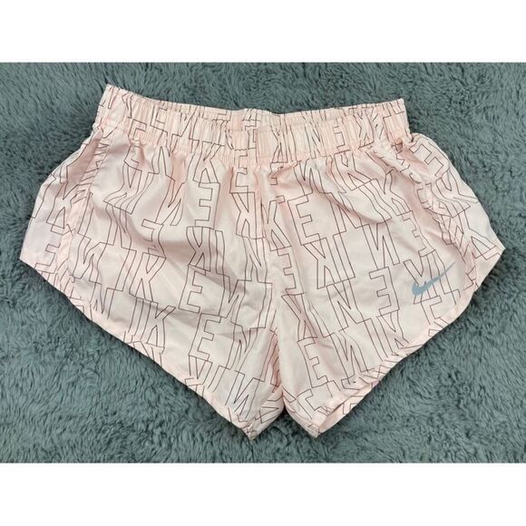 Nike Run Division Tempo pink Spellout Shorts - Picture 3 of 5